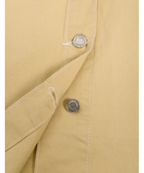 Re:EDIT（リエディ）の「フロントボタンカラーステッチタイトスカート（スカート・レディース・ブラック/ライトベージュ・MEDIUM）」の8枚目の写真