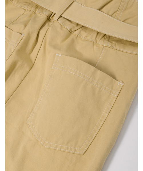 Re:EDIT（リエディ）の「フロントボタンカラーステッチタイトスカート（スカート・レディース・ブラック/ライトベージュ・MEDIUM）」の9枚目の写真