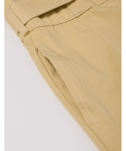 Re:EDIT（リエディ）の「フロントボタンカラーステッチタイトスカート（スカート・レディース・ブラック/ライトベージュ・MEDIUM）」の10枚目の写真