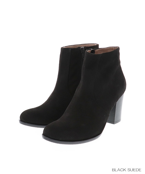 RANDA（ランダ）の「【本革】レザーショートブーツ（ブーツ・レディース・ブラック系その他/ブラック系その他2/ベージュ系その他・S/M/L/LL）」の2枚目の写真