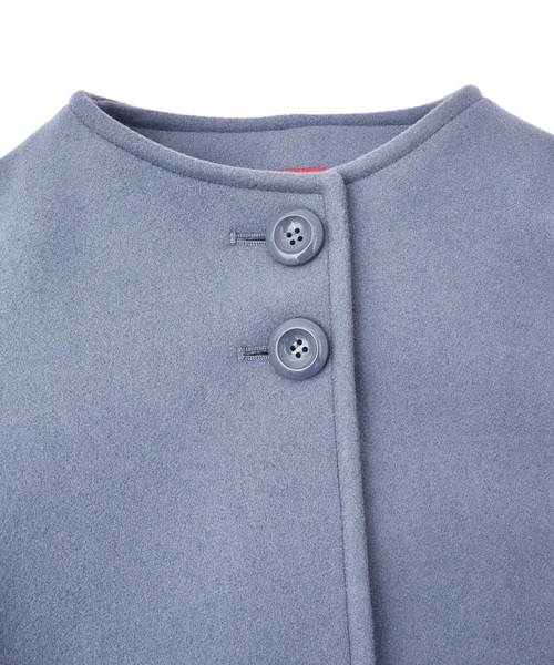 POU DOU DOU（プードゥドゥ）の「ボトルネック裾刺繍コクーンコート（その他アウター・レディース・ブラック/イエロー/グレー・3）」の16枚目の写真