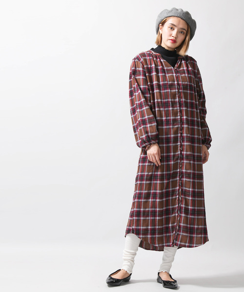セール Wego チェックシャツワンピース ワンピース Wego ウィゴー のファッション通販 Zozotown