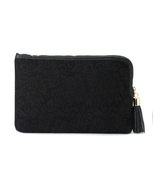 AMBIENT（アンビエント）の「レースクラッチ（クラッチバッグ・レディース・その他/ホワイト/ブラック・FREE）」の6枚目の写真