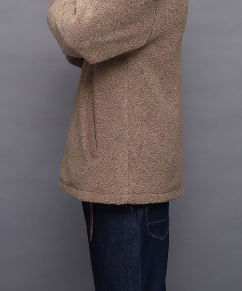 EMMA CLOTHES（エマクローズ）の「オーバーサイズボアコーチジャケット（その他アウター・メンズ・ブラック/ベージュ/オリーブ/ブルー・M/L）」の16枚目の写真