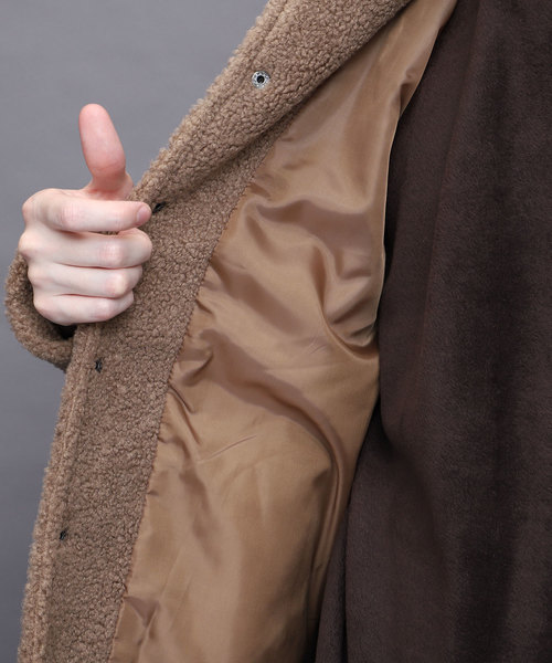 EMMA CLOTHES（エマクローズ）の「オーバーサイズボアコーチジャケット（その他アウター・メンズ・ブラック/ベージュ/オリーブ/ブルー・M/L）」の17枚目の写真