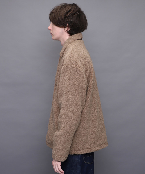 EMMA CLOTHES（エマクローズ）の「オーバーサイズボアコーチジャケット（その他アウター・メンズ・ブラック/ベージュ/オリーブ/ブルー・M/L）」の19枚目の写真