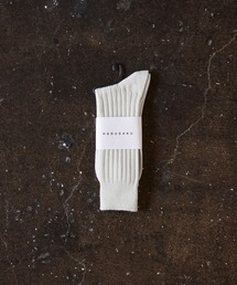 HARUSAKU（ハルサク）の「HARUSAKU  Mens  PLAIN RIB SOCKS:ハルサク メンズ プレーン リブソックス（ソックス/靴下）」