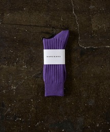 HARUSAKU（ハルサク）の「HARUSAKU  Mens  PLAIN RIB SOCKS:ハルサク メンズ プレーン リブソックス（ソックス/靴下）」