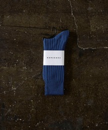 HARUSAKU（ハルサク）の「HARUSAKU  Mens  PLAIN RIB SOCKS:ハルサク メンズ プレーン リブソックス（ソックス/靴下）」