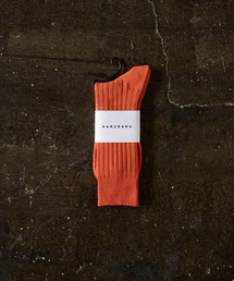 HARUSAKU（ハルサク）の「HARUSAKU  Mens  PLAIN RIB SOCKS:ハルサク メンズ プレーン リブソックス（ソックス/靴下）」