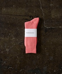 HARUSAKU（ハルサク）の「HARUSAKU  Mens  PLAIN RIB SOCKS:ハルサク メンズ プレーン リブソックス（ソックス/靴下）」