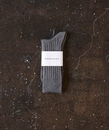 HARUSAKU（ハルサク）の「HARUSAKU  Mens  PLAIN RIB SOCKS:ハルサク メンズ プレーン リブソックス（ソックス/靴下）」