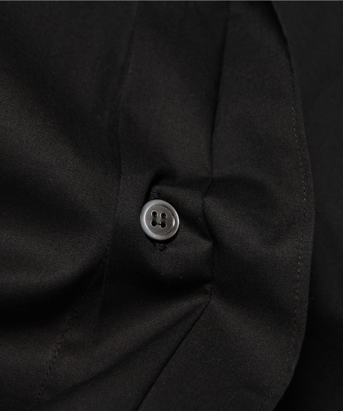 MID by MIDWEST（ミッド バイ ミッドウエスト）の「MID by MIDWEST 比翼レギュラーストレッチシャツ（シャツ/ブラウス・メンズ・ホワイト/ブラック/ネイビー・1/2/3）」の9枚目の写真