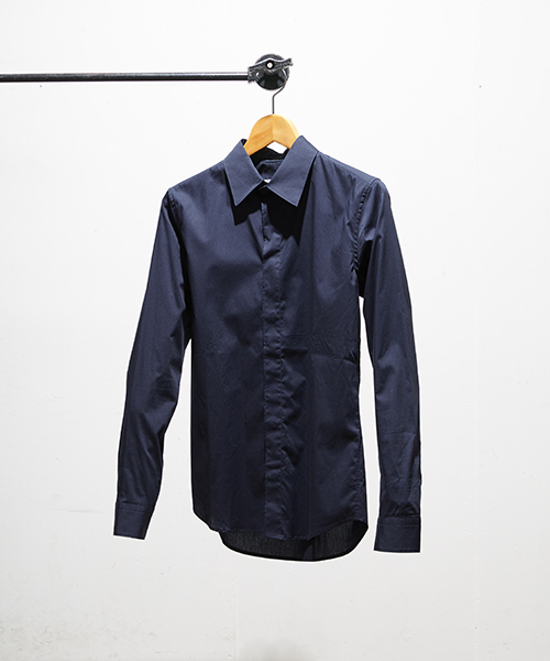 MID by MIDWEST（ミッド バイ ミッドウエスト）の「MID by MIDWEST 比翼レギュラーストレッチシャツ（シャツ/ブラウス・メンズ・ホワイト/ブラック/ネイビー・1/2/3）」の21枚目の写真