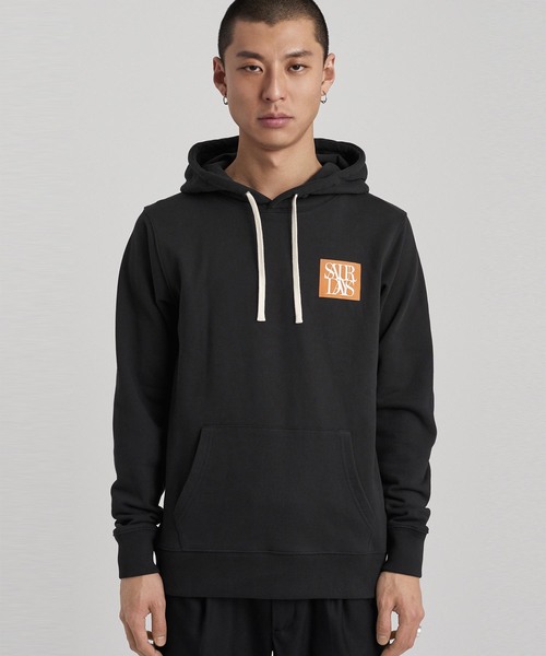 Saturdays NYC（サタデーズ ニューヨークシティ ）の「Ditch Saturdays Overlap Chest Hoodie（パーカー・メンズ・ホワイト/オレンジ/ブラック・L/X-LARGE/X-SMALL/S/M）」の2枚目の写真