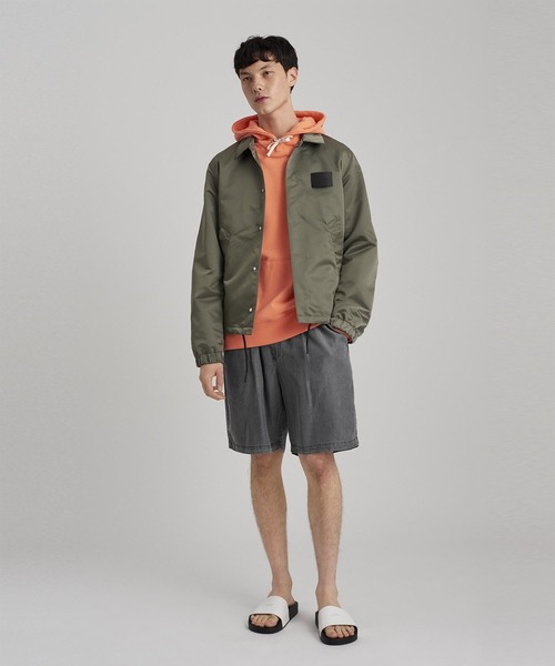 Saturdays NYC（サタデーズ ニューヨークシティ ）の「Ditch Saturdays Overlap Chest Hoodie（パーカー・メンズ・ホワイト/オレンジ/ブラック・L/X-LARGE/X-SMALL/S/M）」の8枚目の写真