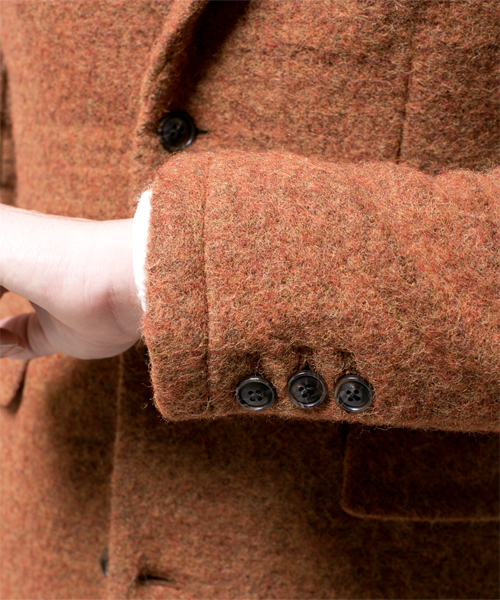 NANO universe（ナノユニバース）の「圧縮ウールジャージーチェスター（その他アウター・メンズ・ブルー/キャメル/オレンジ/ネイビー・MEDIUM/SMALL/X-LARGE/LARGE）」の7枚目の写真