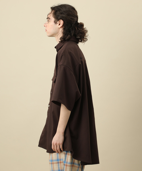 JUNRED（ジュンレッド）の「【Bigシルエット】ネオビッグシャツ（シャツ/ブラウス・メンズ・ダークブラウン/ベージュ/ブラック・M/L）」の11枚目の写真