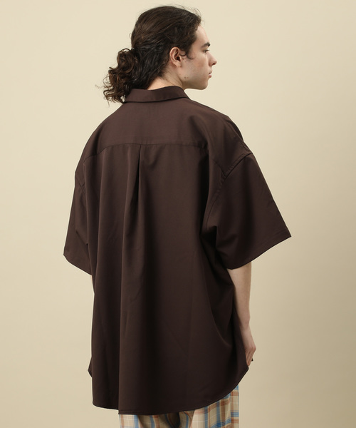 JUNRED（ジュンレッド）の「【Bigシルエット】ネオビッグシャツ（シャツ/ブラウス・メンズ・ダークブラウン/ベージュ/ブラック・M/L）」の6枚目の写真