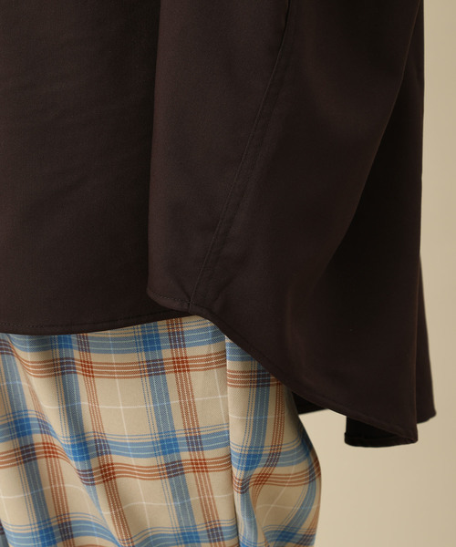 JUNRED（ジュンレッド）の「【Bigシルエット】ネオビッグシャツ（シャツ/ブラウス・メンズ・ダークブラウン/ベージュ/ブラック・M/L）」の7枚目の写真