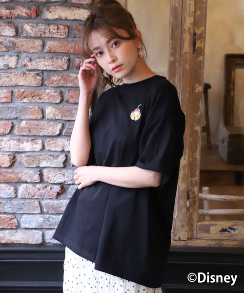 one after another NICE CLAUP(ワンアフターアナザーナイスクラップ)の「ミニーマウス/バックプリントTシャツ(Tシャツ/カットソー・レディース・オフホワイト/ブラック・FREE)」の10枚目の写真