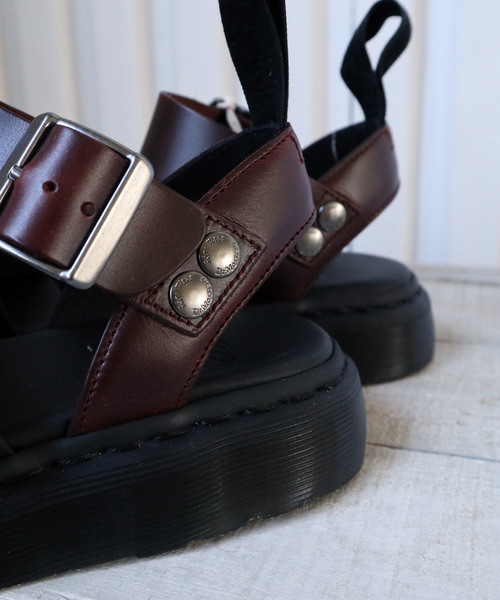 ドクターマーチン　レザーストラップサンダル　ブラウン グリフォン Dr.Martens /ドクターマーチン GRYPHON STRAP SANDAL/グリフォン