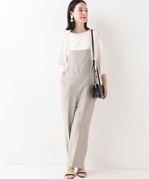 SLOBE IENA Fi.m リネンサロペット