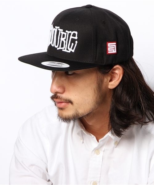 BEAMS(ビームス)の「S/DOUBLE / SCRIBBLE BALLCAP(キャップ・メンズ・ブラック/ブルー系その他・ONE SIZE)」の3枚目の写真