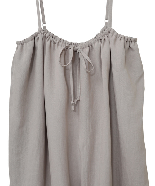 CLANE（クラネ）の「LOOSE SUSPENDER PANTS（その他パンツ・レディース・グレー/ブラック/カーキ・1/2/0）」の8枚目の写真