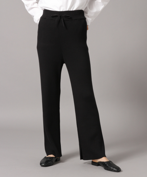 LOWRYS FARM（ローリーズファーム）の「ニットストレートパンツ　851696（その他パンツ・レディース・ブラック/ブラウン/ミント/アイボリー・FREE）」の12枚目の写真