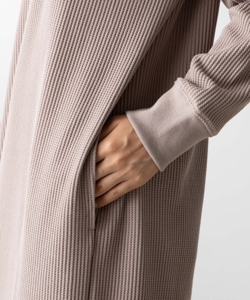 WEGO(ウィゴー)の「WEGO/ヘンリーワッフルワンピース(ワンピース・レディース・パープル/ベージュ・FREE)」の14枚目の写真