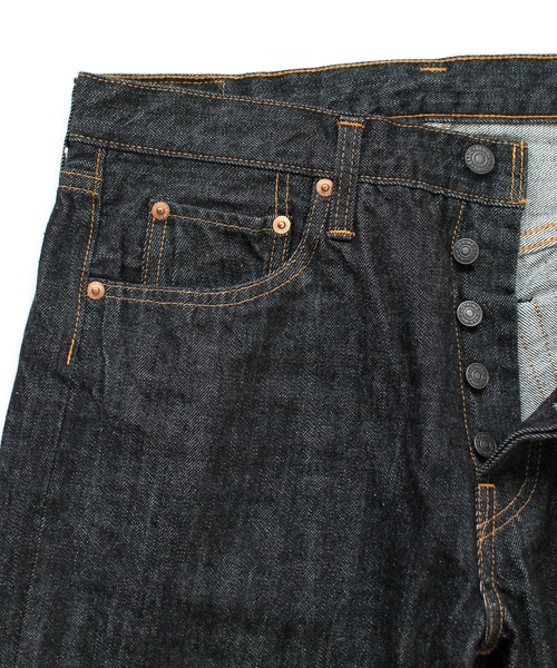 Denime(ドゥニーム)の「66 TYPE BLACK W36 L34(デニムパンツ・メンズ・ワンウォッシュ・36inch)」の4枚目の写真