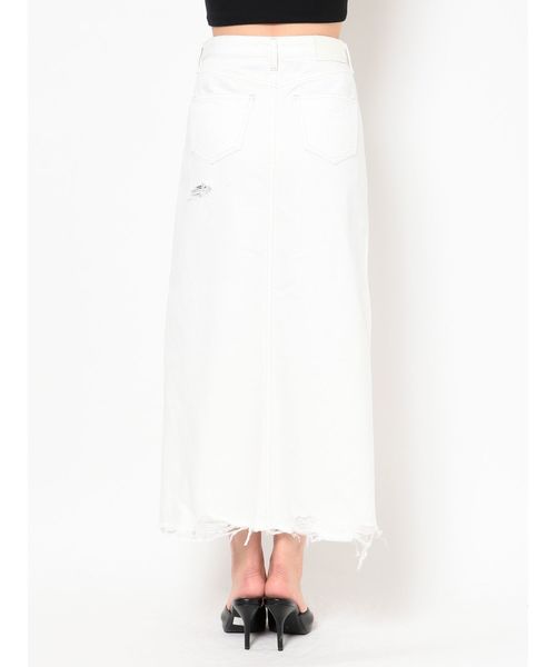 GYDA（ジェイダ）の「サイドスリットデニムロングスカート（デニムスカート・レディース・ライトブルー/オフホワイト/ブルー・MEDIUM/X-SMALL/SMALL）」の16枚目の写真