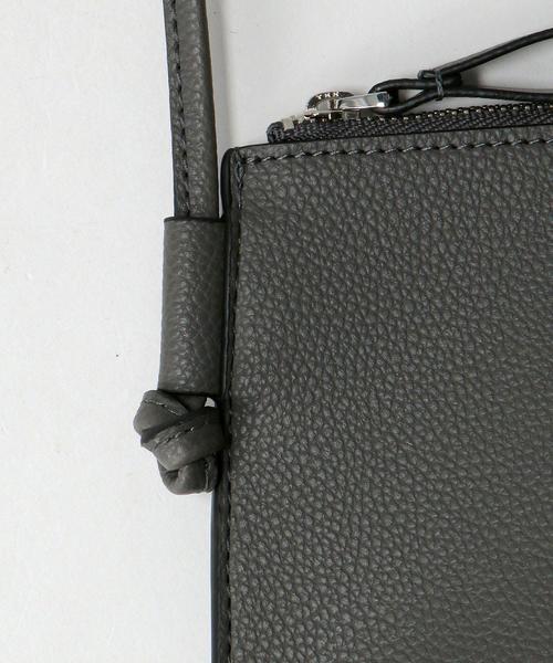 BEAUTY&YOUTH UNITED ARROWS（ビューティーアンドユースユナイテッドアローズ）の「BY フォルム ジッパー ポーチ ショルダー（ショルダーバッグ・メンズ・グレー/ブラック・FREE）」の6枚目の写真