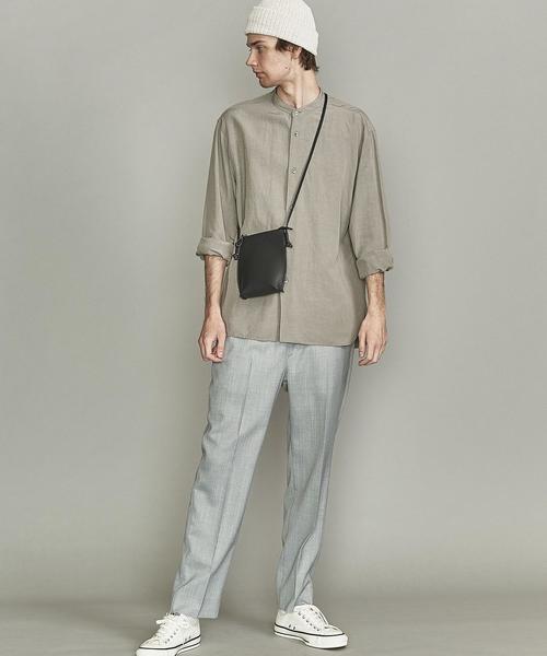 BEAUTY&YOUTH UNITED ARROWS（ビューティーアンドユースユナイテッドアローズ）の「BY フォルム ジッパー ポーチ ショルダー（ショルダーバッグ・メンズ・グレー/ブラック・FREE）」の11枚目の写真