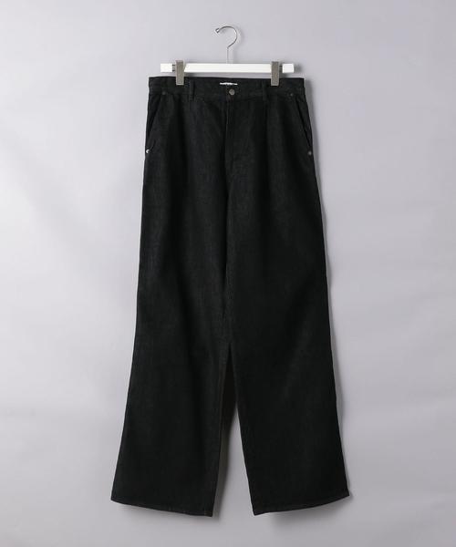 UNITED ARROWS（ユナイテッドアローズ）の「＜AURALEE（オーラリー）＞ デニム ワイドパンツ■■■（デニムパンツ・メンズ・ブラック/オフホワイト・3/4/5）」の8枚目の写真