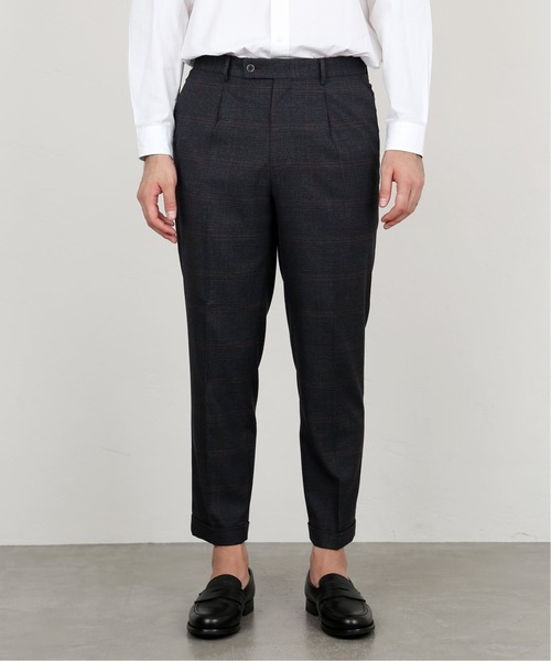 EDIFICE(エディフィス)の「メランジチェック 1プリーツ パンツ【セットアップ着用可能】(その他パンツ・メンズ・ネイビー/グレー・SMALL/MEDIUM/LARGE/X-LARGE)」の20枚目の写真