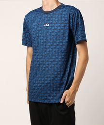 【FILA/フィラ】総柄プリント半袖Tシャツ / ユニセックス