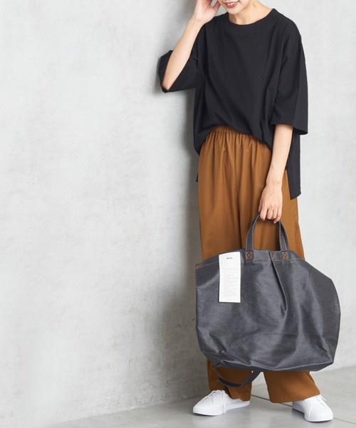 PUAL CE CIN（ピュアルセシン）の「撥水吸収速乾Ｔシャツ（Tシャツ/カットソー・レディース・ブラック/チャコールグレー/ライトグレー/オフホワイト・FREE）」の22枚目の写真