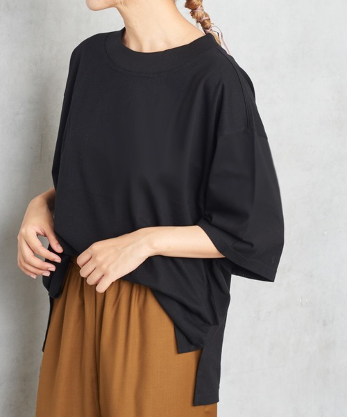 PUAL CE CIN（ピュアルセシン）の「撥水吸収速乾Ｔシャツ（Tシャツ/カットソー・レディース・ブラック/チャコールグレー/ライトグレー/オフホワイト・FREE）」の17枚目の写真