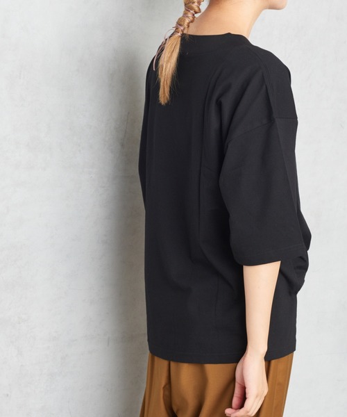 PUAL CE CIN（ピュアルセシン）の「撥水吸収速乾Ｔシャツ（Tシャツ/カットソー・レディース・ブラック/チャコールグレー/ライトグレー/オフホワイト・FREE）」の14枚目の写真