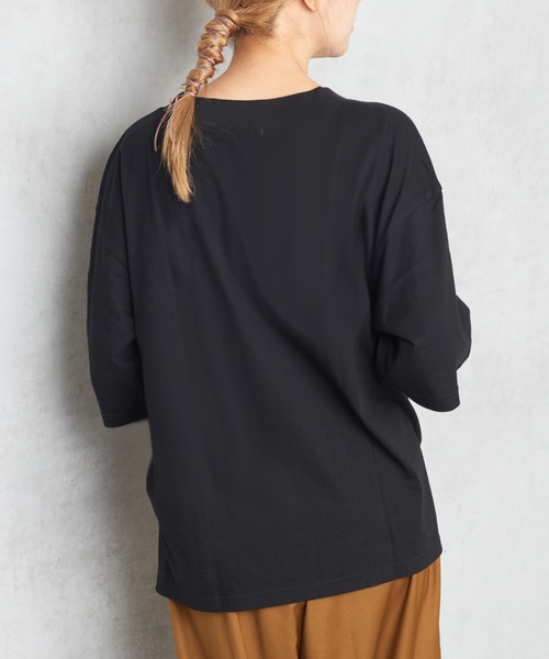 PUAL CE CIN（ピュアルセシン）の「撥水吸収速乾Ｔシャツ（Tシャツ/カットソー・レディース・ブラック/チャコールグレー/ライトグレー/オフホワイト・FREE）」の13枚目の写真