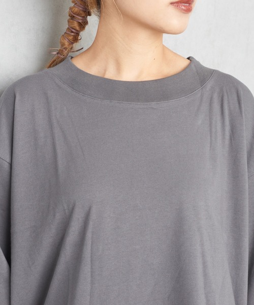 PUAL CE CIN（ピュアルセシン）の「撥水吸収速乾Ｔシャツ（Tシャツ/カットソー・レディース・ブラック/チャコールグレー/ライトグレー/オフホワイト・FREE）」の9枚目の写真