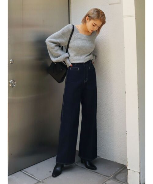 EMODA（エモダ）の「ミニマルスクエアバッグ（ハンドバッグ・レディース・ブラック/ブラウン・FREE）」の11枚目の写真