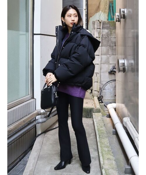 EMODA（エモダ）の「ミニマルスクエアバッグ（ハンドバッグ・レディース・ブラック/ブラウン・FREE）」の3枚目の写真