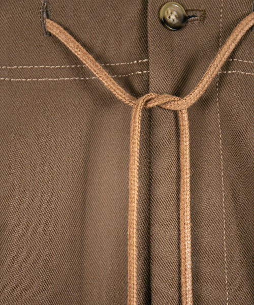 TAUPE/Nidom Color Stitch Work Pants