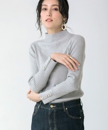 Bou Jeloud | ヒートハイネック袖釦プルオーバー(ニット/セーター)