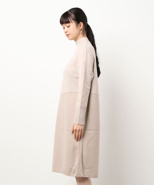 セール ワンピース Hanae Mori Hanae 圧縮ニットワンピース ワンピース Hanae Mori ハナエモリ のファッション