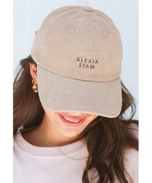 ALEXIA STAM | Corduroy Logo Cap/コーデュロイロゴキャップ(キャップ)