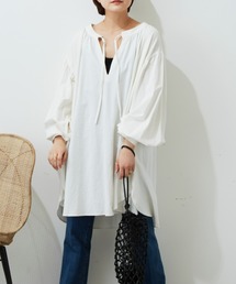 Auntie Rosa Holiday | 【Holiday】◆2021.SS◆スキッパー2wayボリュームチュニック(チュニック)